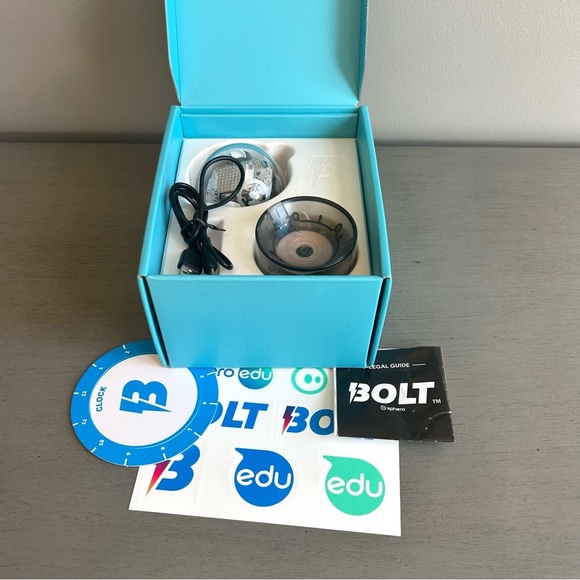 Sphero Bolt Programmable Code Robot Ball Toy EUC App Enabled K002R0W Stickers - Picture 1 of 9